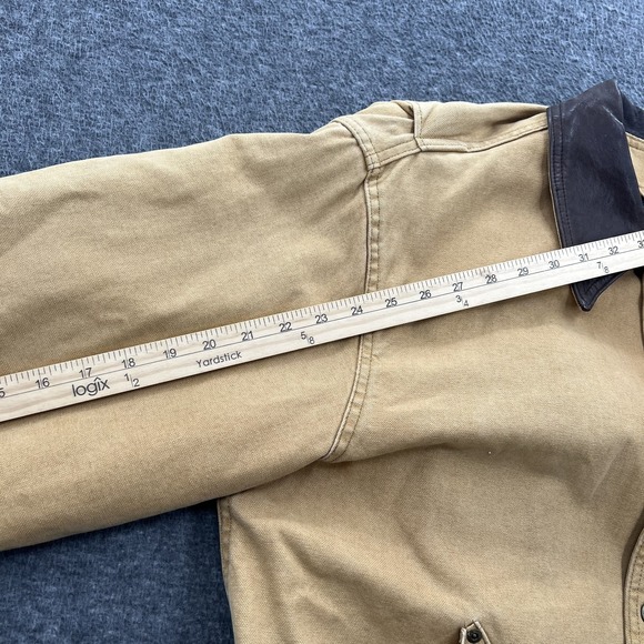 Vintage Woolrich Jacket Mens Large Barn Chore Blanket Lined Canvas Utility *FLAW - Picture 11 of 11